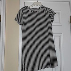 Stripped tshirt dress